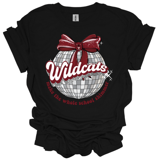 Youth Wildcats Disco Ball Shirt