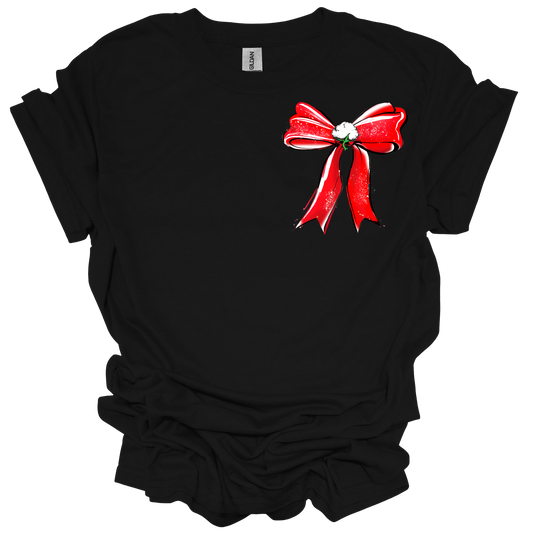 Youth Robstown Bows & Pearls Front and Back Shirt