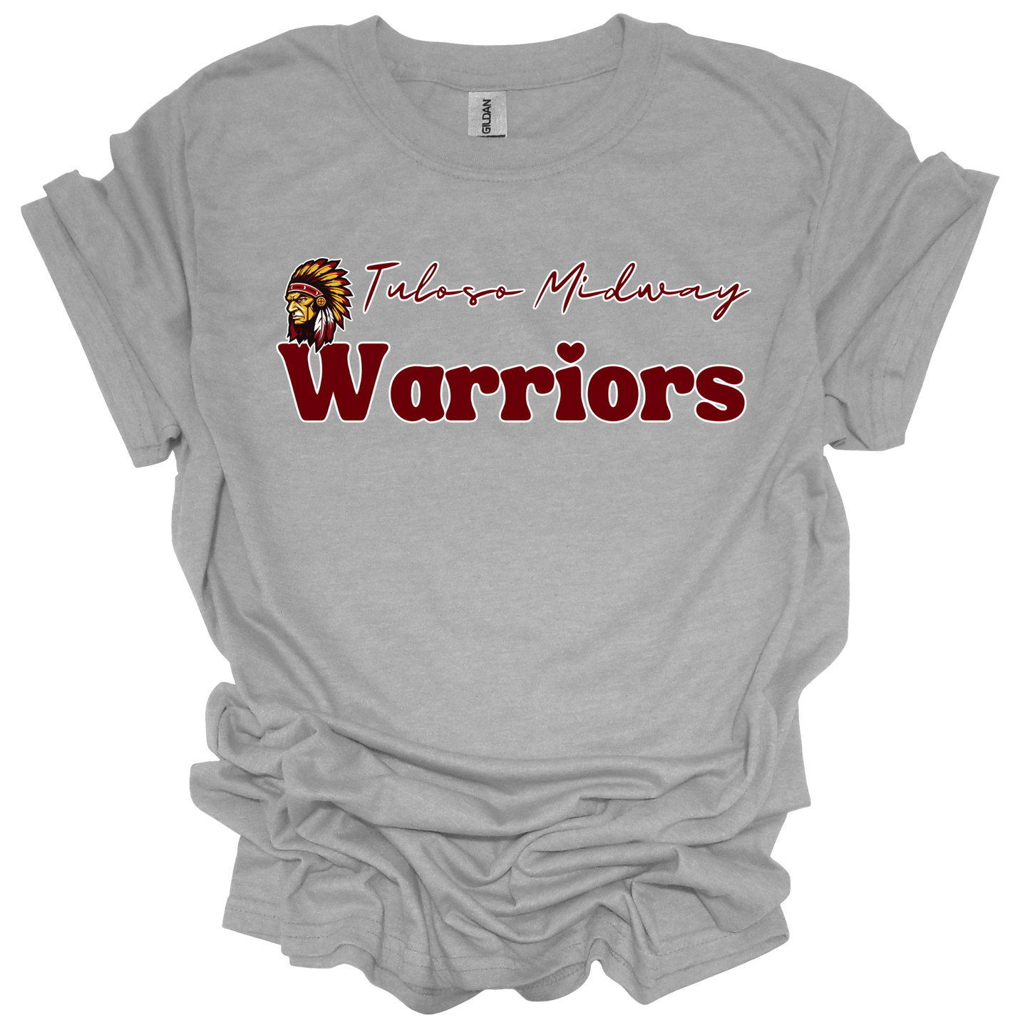 Tuloso Midway Warriors Heart Shirt