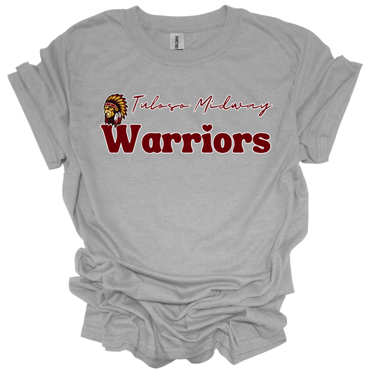 Tuloso Midway Warriors Heart Shirt