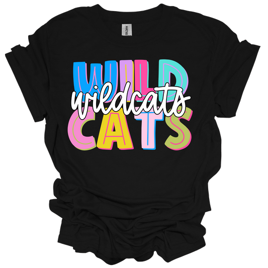 Double Wildcats Neon Shirt