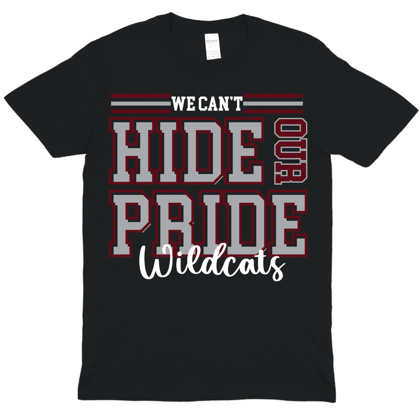 Youth Wildcats Can't Hide Our Pride Shirt