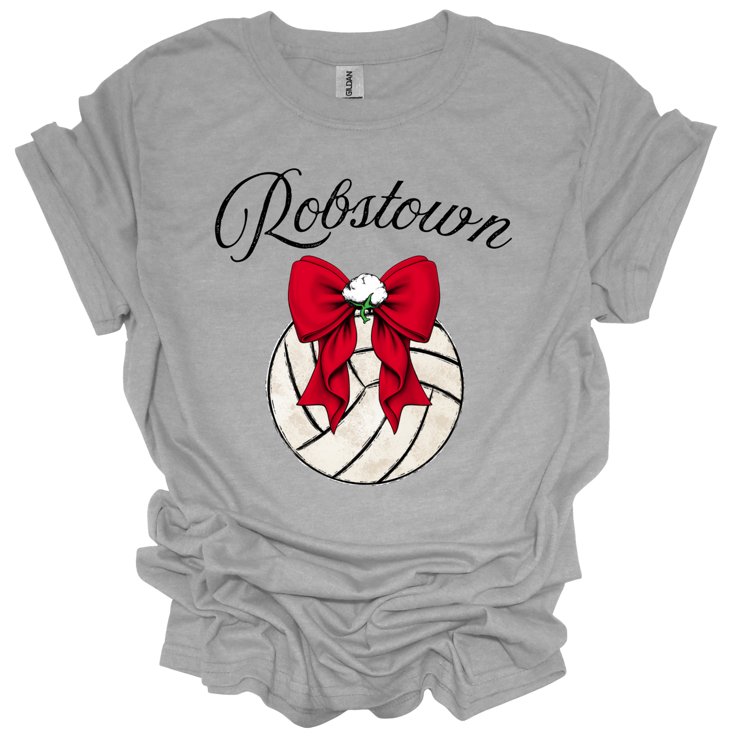 Youth Robstown Volleyball Bow Shirt