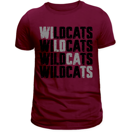 Wildcats Diagonal Design Shirt