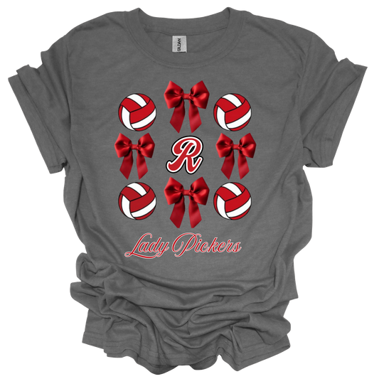 Lady Pickers Volleyball/Bows Shirt