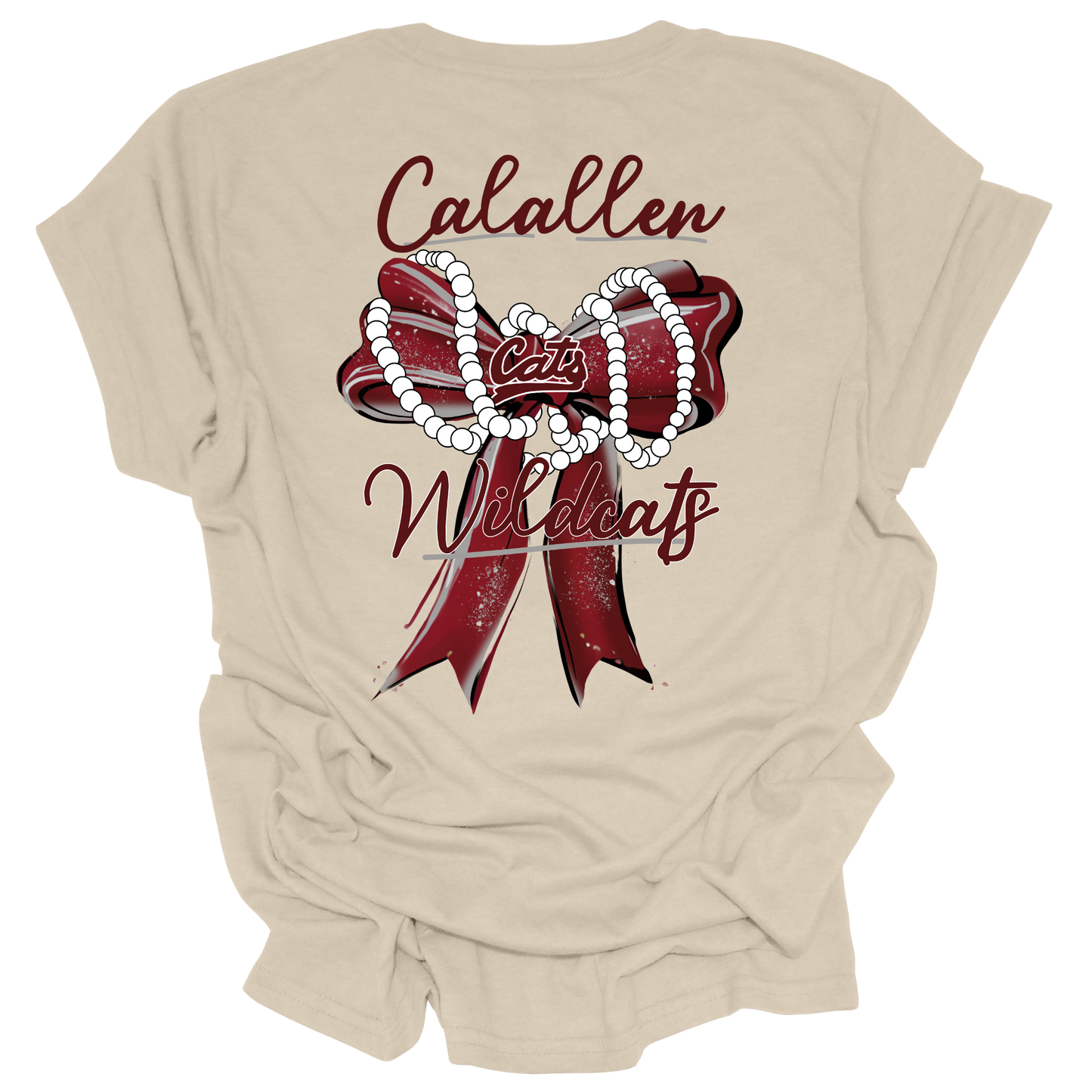 Youth Calallen Bow & Pearls Shirt