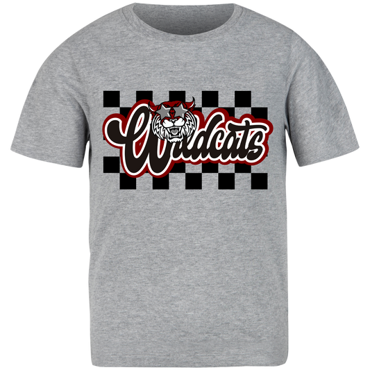 Wildcats Checkered and Star Eyes Shirt