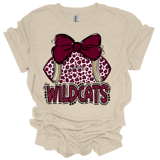 Wildcats Leopard Print Football Shirt