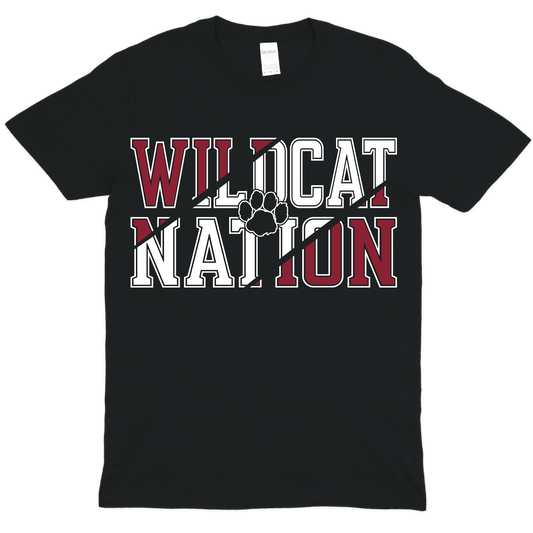 Youth Wildcat Split Design Shirt